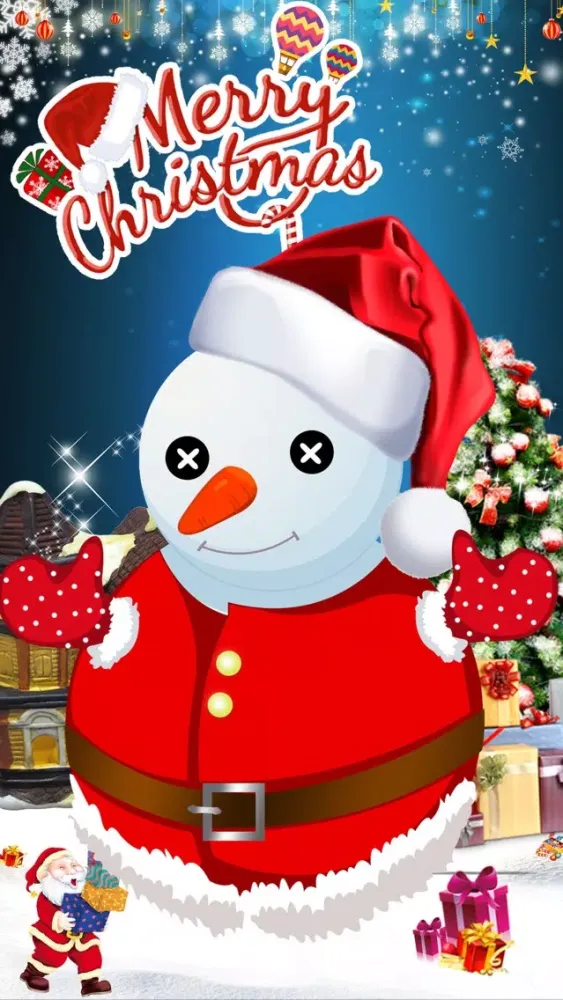 Captures d'écran de Christmas Snowman Dress Up - Fashion Dressup
