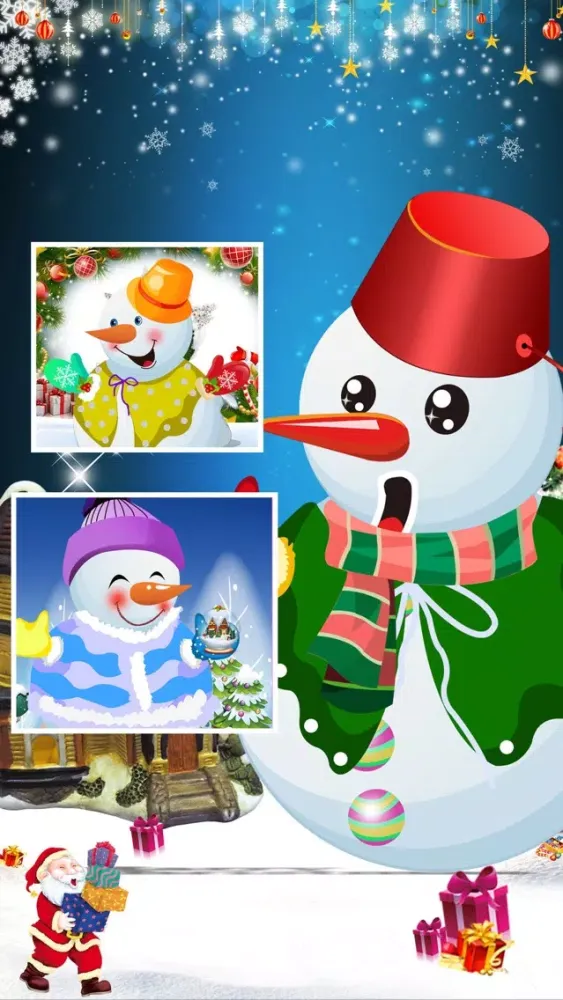Captures d'écran de Christmas Snowman Dress Up - Fashion Dressup