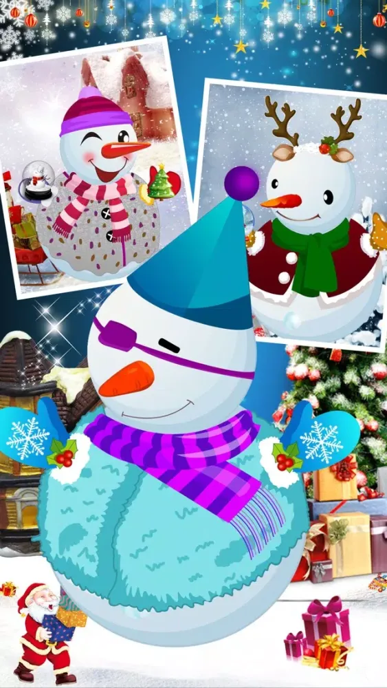 Captures d'écran de Christmas Snowman Dress Up - Fashion Dressup
