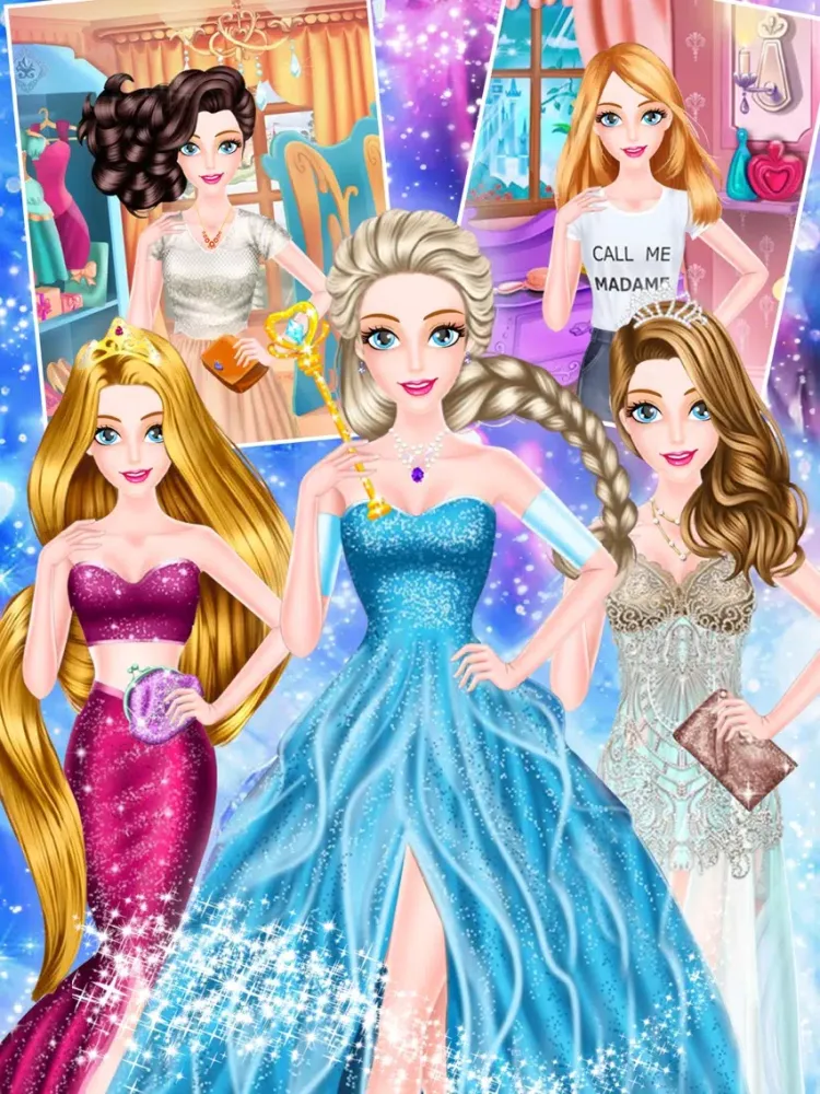 Tangkapan skrin Pretty Princess - Makeup game for kids iPad 