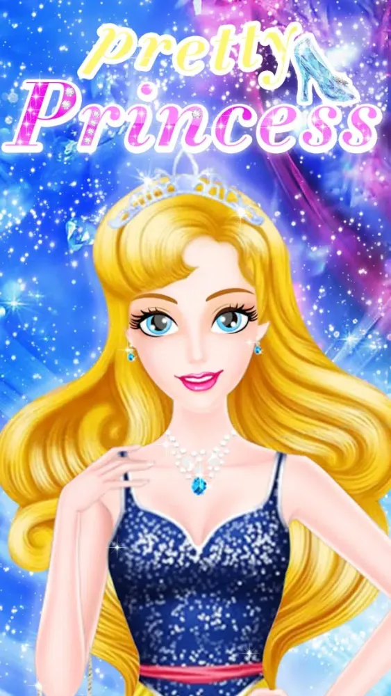 Tangkapan skrin Pretty Princess - Makeup game for kids