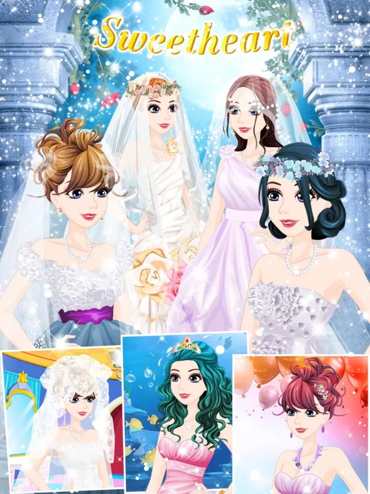 Sweetheart princess - Girls Dressup & Makeover iPad  স্ক্রিনশট