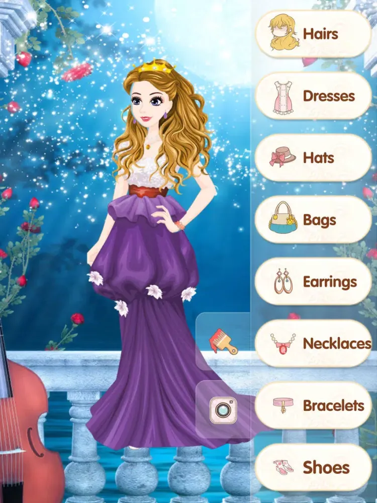 Sweetheart princess - Girls Dressup & Makeover iPad  স্ক্রিনশট