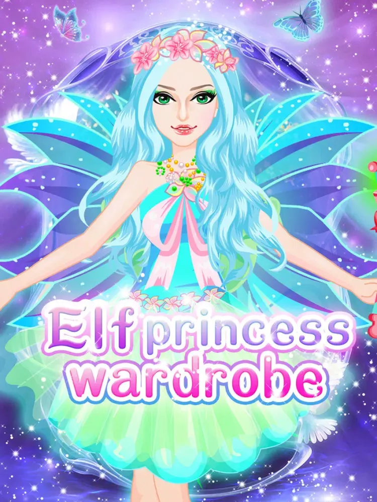 Elf princess wardrobe - Dream girls games iPad  スクリーンショット