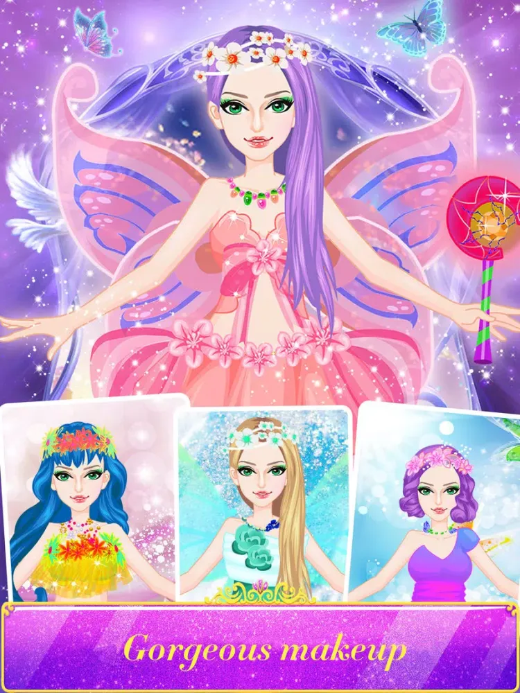 Elf princess wardrobe - Dream girls games iPad  スクリーンショット