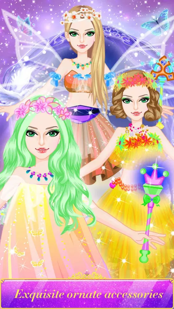 Elf princess wardrobe - Dream girls games スクリーンショット