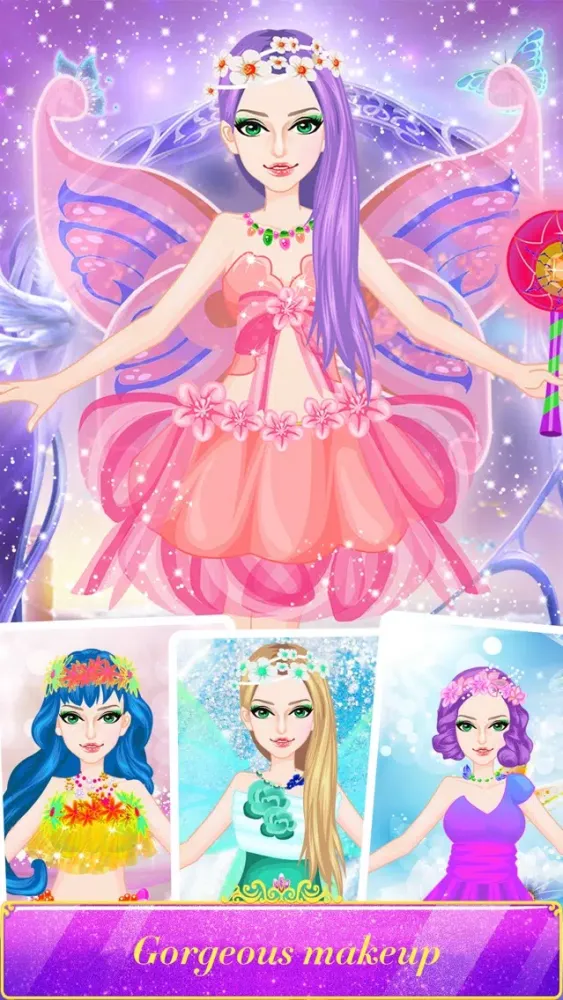 Elf princess wardrobe - Dream girls games スクリーンショット
