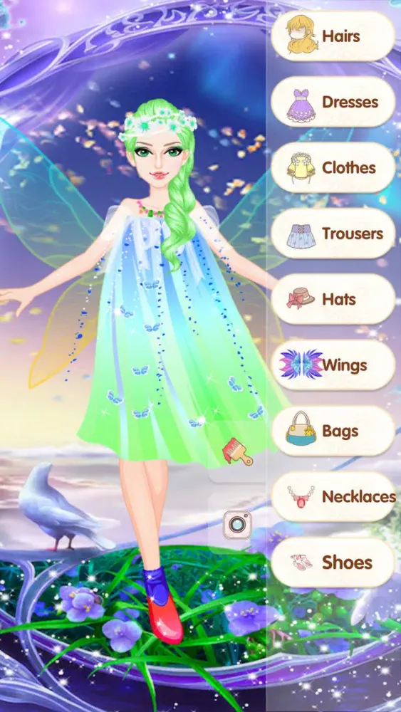 Elf princess wardrobe - Dream girls games スクリーンショット