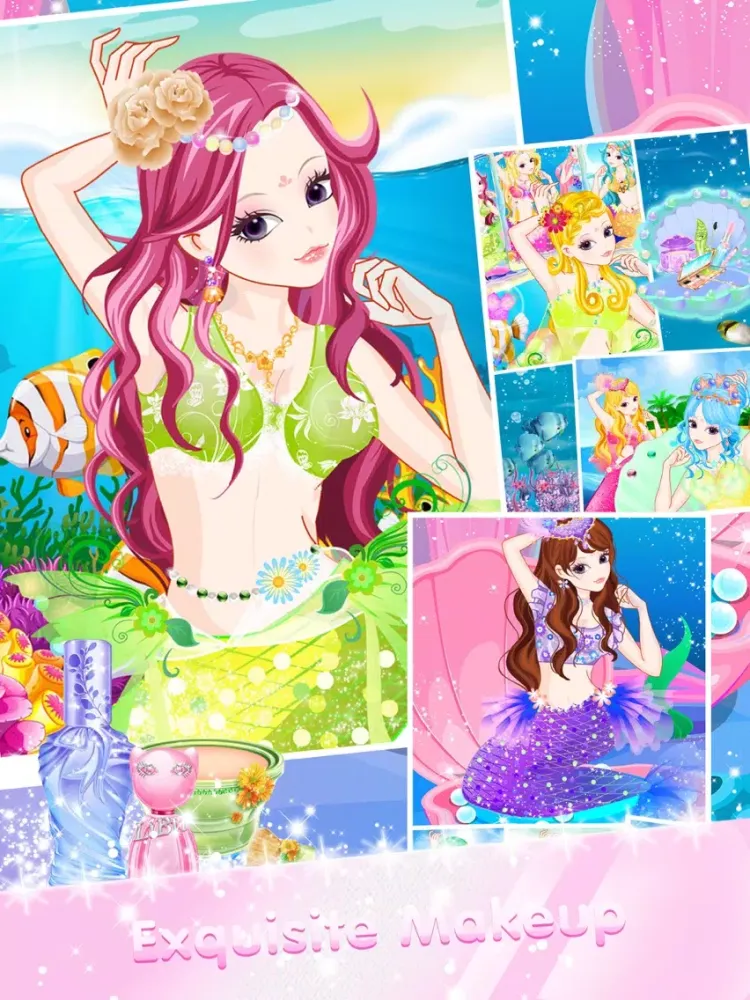 Capturas de tela do Pearl Mermaid - Miss Beauty Queen Salon iPad 