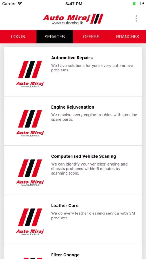 Auto Miraj سکرین شاٹس