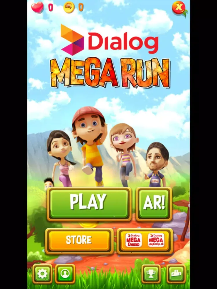Dialog Mega Run iPad  スクリーンショット