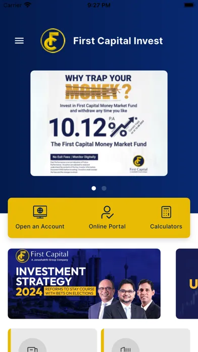 Zrzuty ekranu First Capital Invest