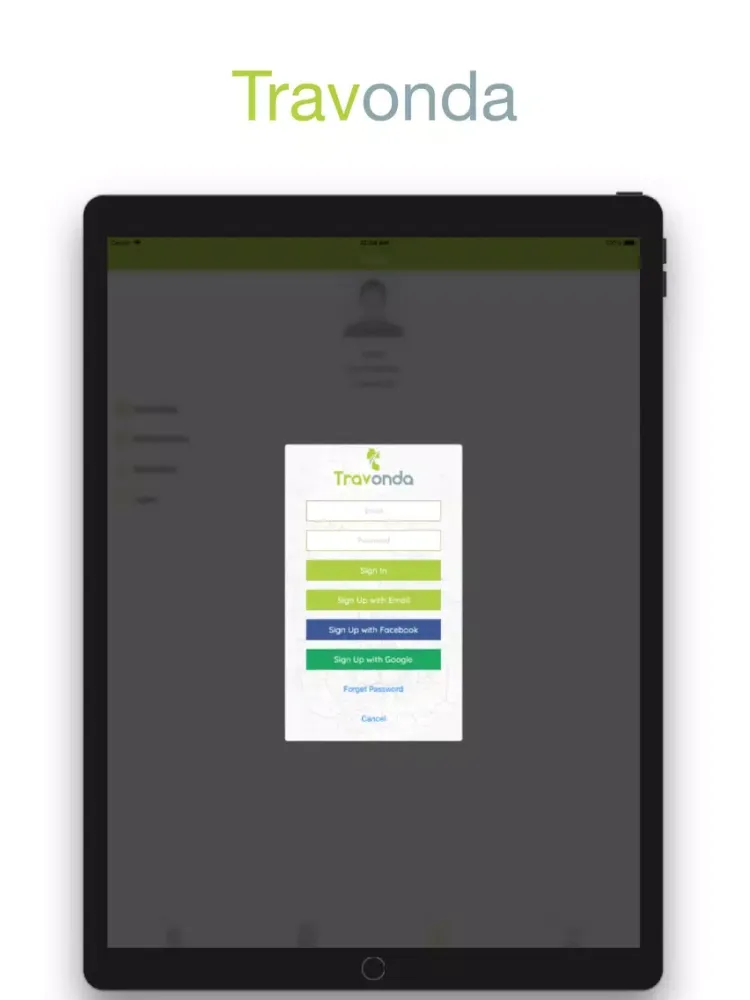Travonda iPad 應用截圖
