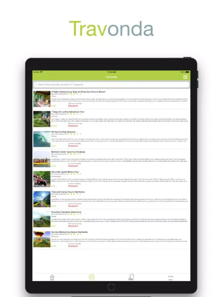 Travonda iPad 應用截圖