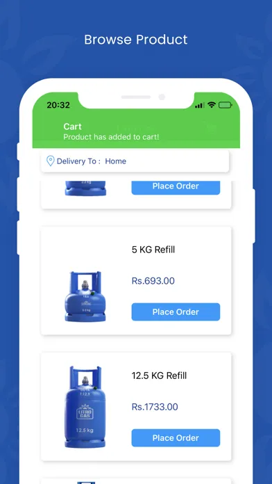 Tangkapan layar Litro Home Delivery