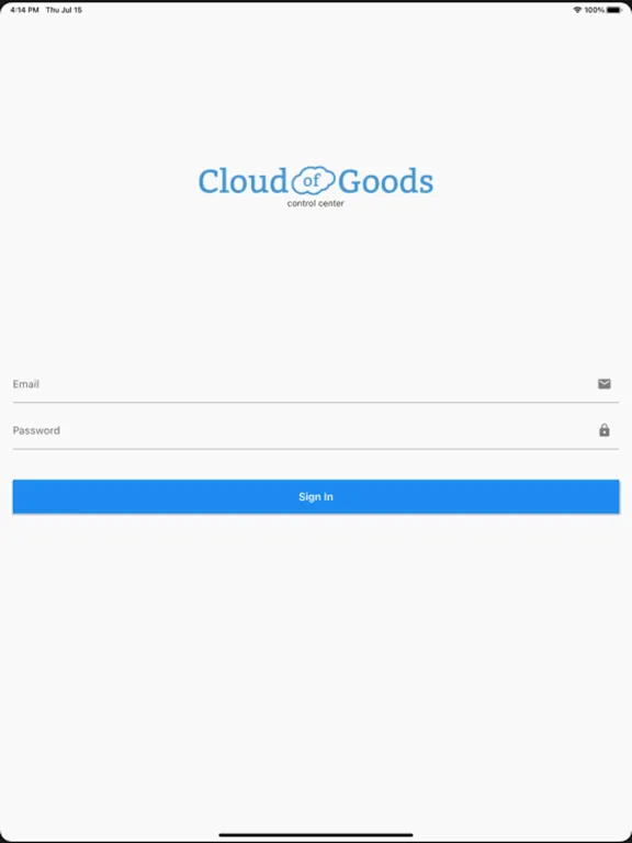 COG Partner iPad  سکرین شاٹس
