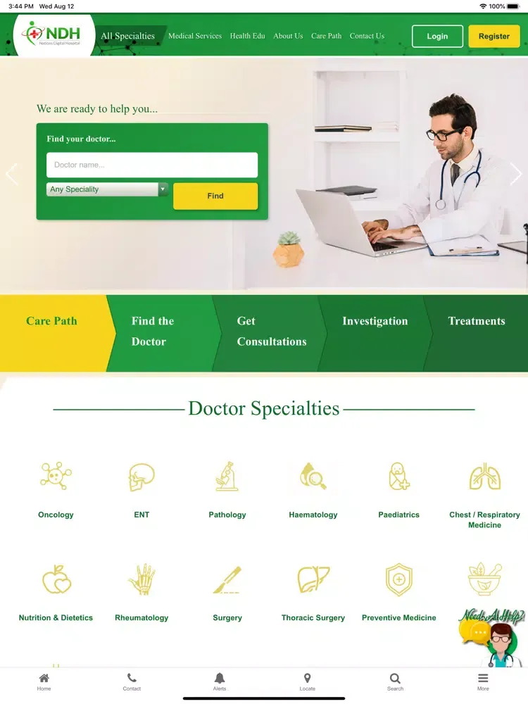 NDH.LK iPad  স্ক্রিনশট
