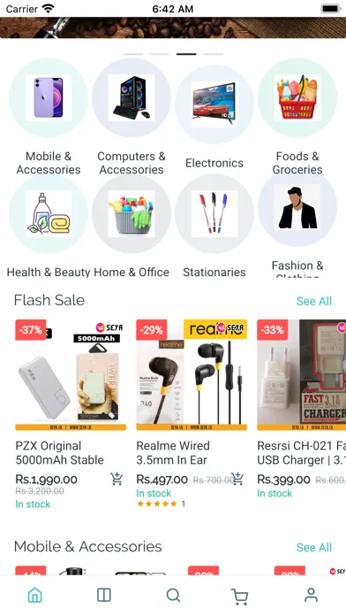 Скриншоты Seya Online Shopping Sri Lanka