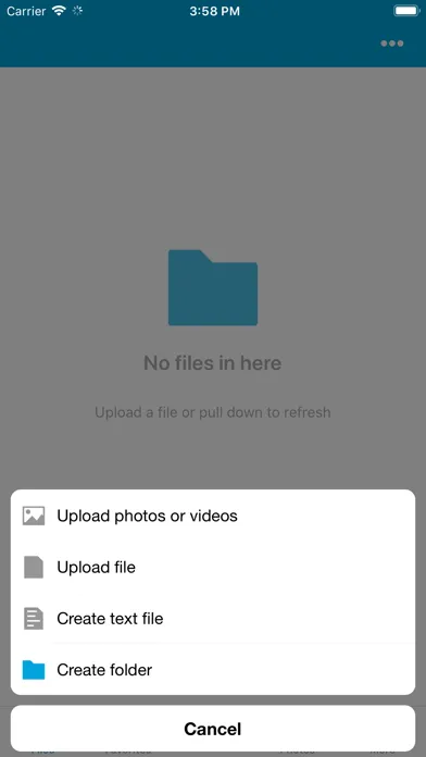 Tangkapan skrin SLT Storage