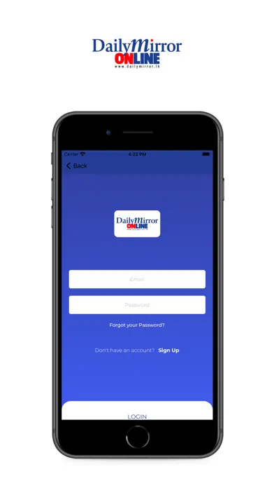 Dailymirror for iPhone スクリーンショット