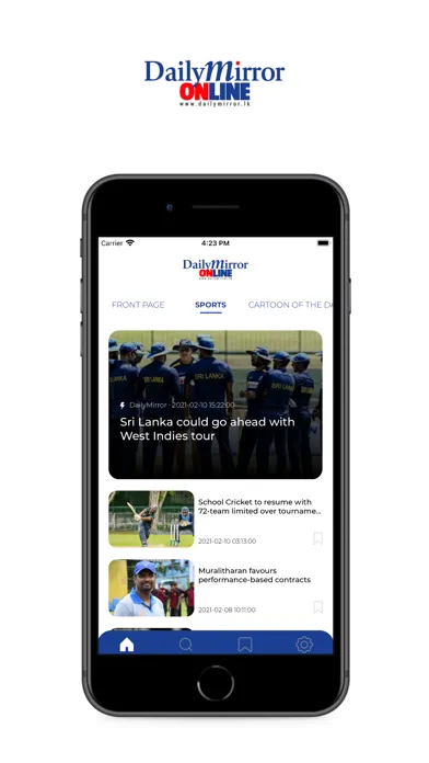 Dailymirror for iPhone スクリーンショット