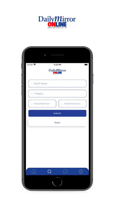 Dailymirror for iPhone スクリーンショット