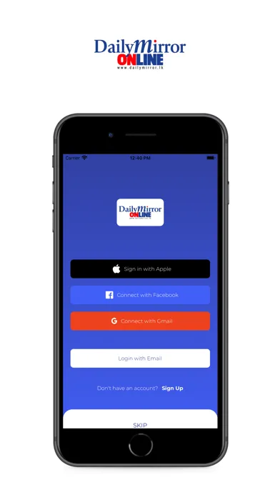 Dailymirror for iPhone スクリーンショット