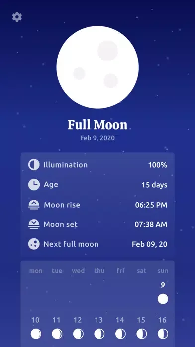 Moon Child: A Moon Data App应用截图