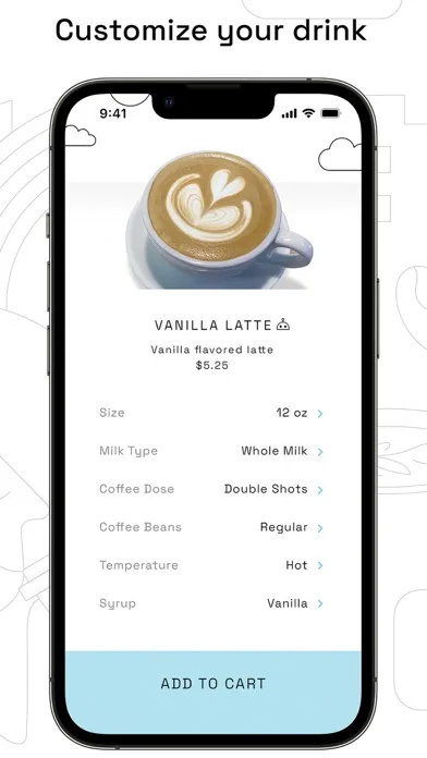 Capturas de tela do Artly Coffee