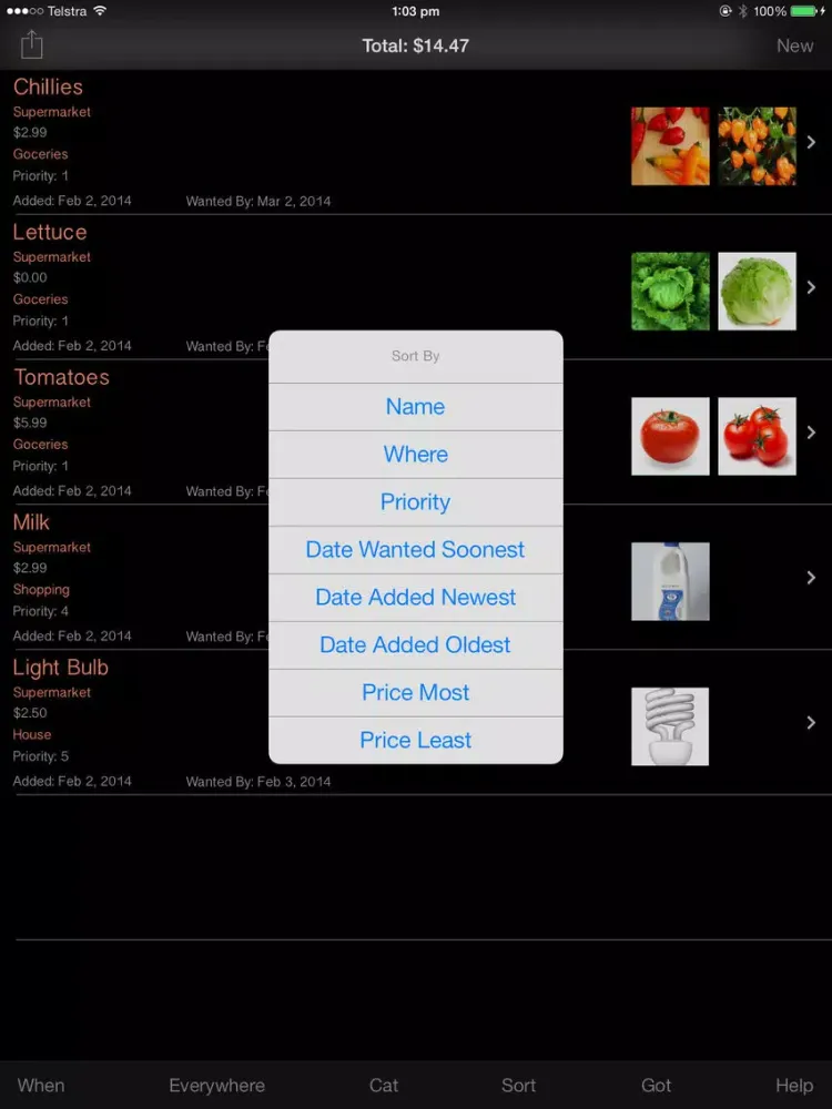 What iWant iPad  Screenshots