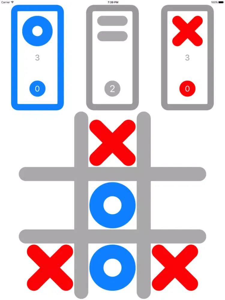 Simple Noughts and Crosses iPad  Ekran Görüntüleri