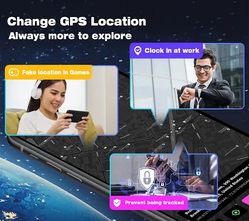Скриншоты Gmocker: Fake GPS Location