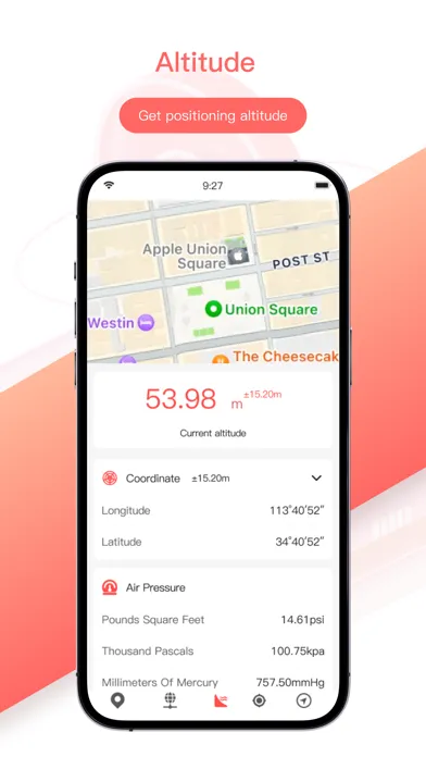 Location-Altimeter&Compass Screenshots