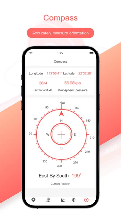 Location-Altimeter&Compass Screenshots
