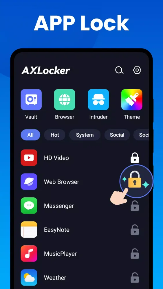 App lock - Fingerprint,Applock Screenshots