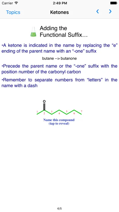 Learn Organic Chemistry Nomenclature 2應用截圖
