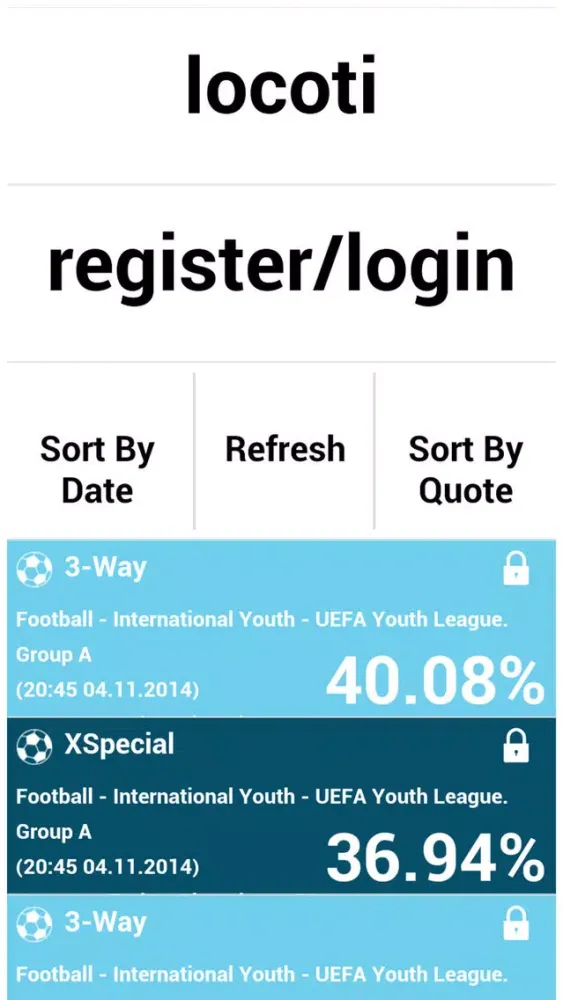 Скриншоты locoti - Surebets Arb Bets