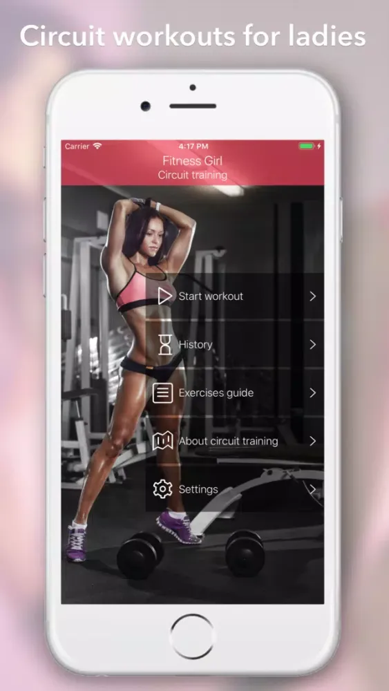 ภาพหน้าจอของ Fitness Girl: circuit training