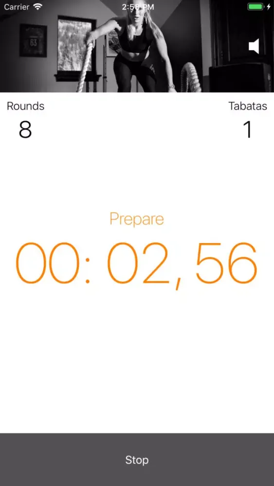 Screenshot di Tabata iTimer