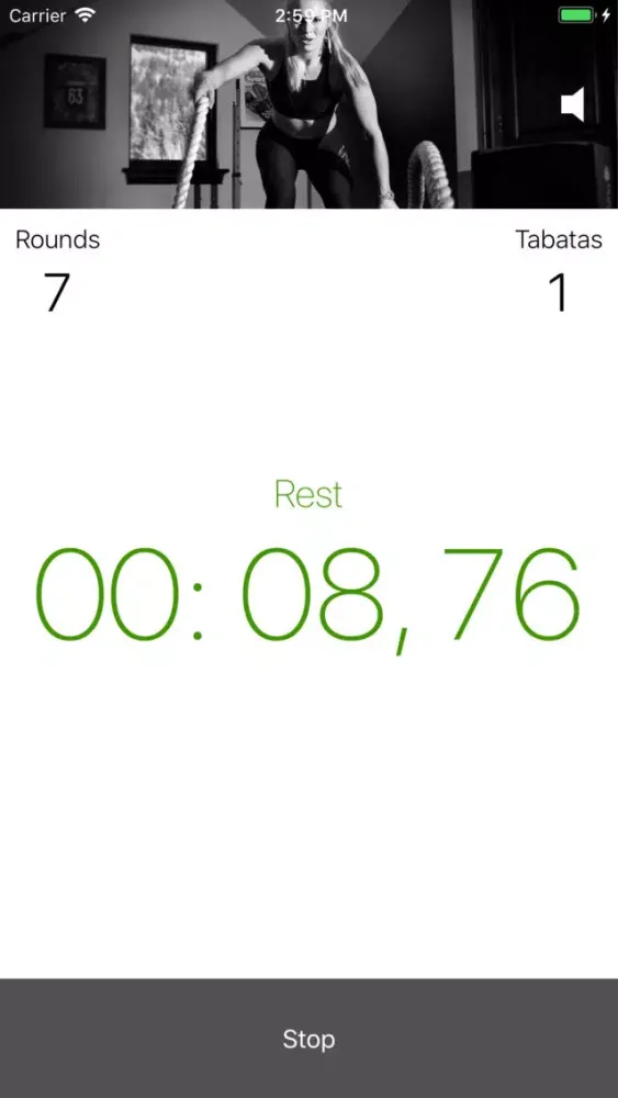 Screenshot di Tabata iTimer