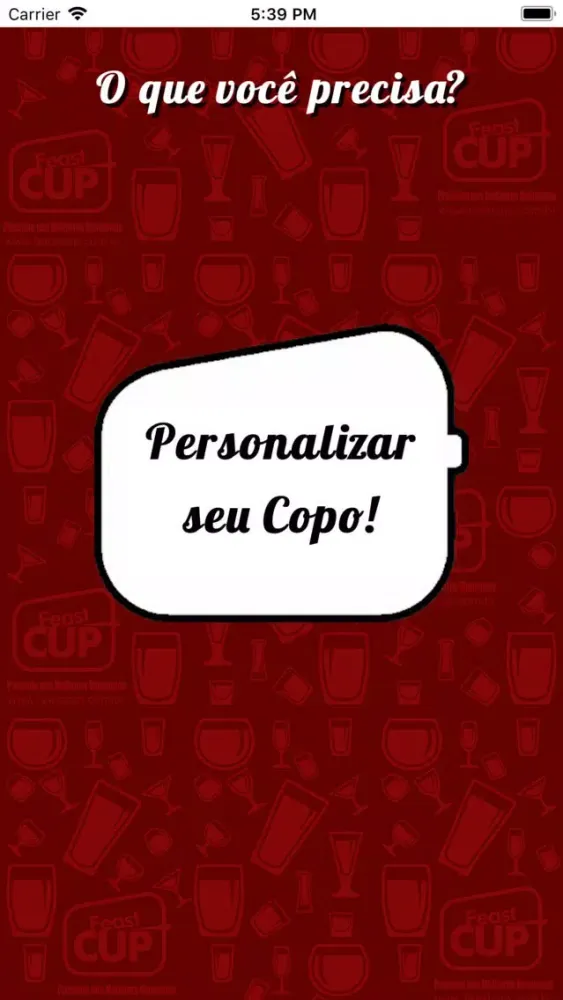Feast Cup personalize seu copo 스크린샷
