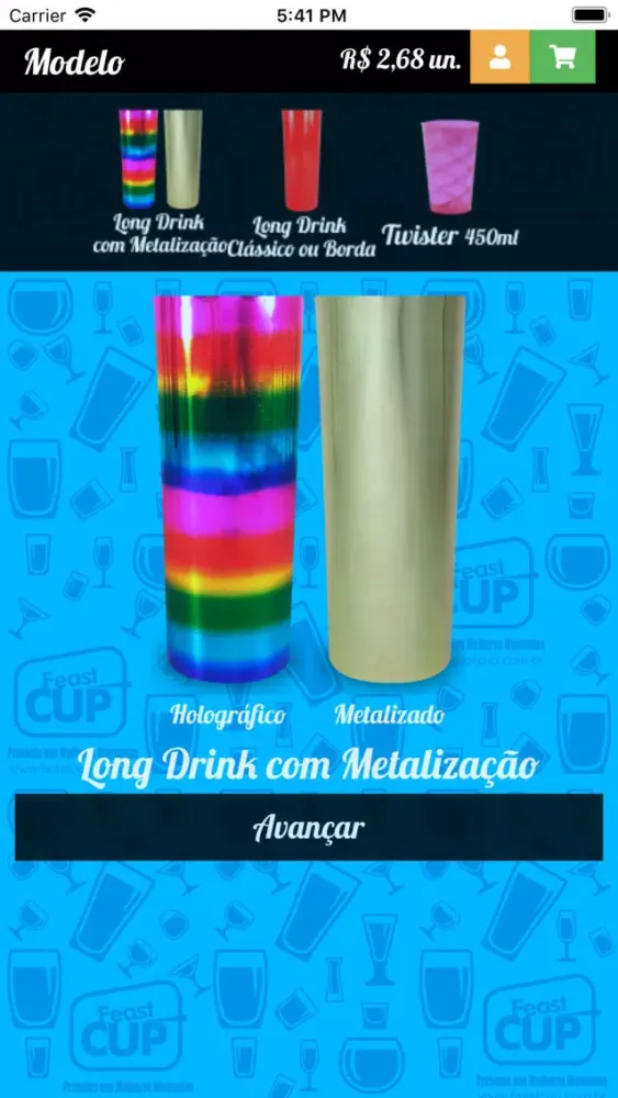 Feast Cup personalize seu copo 스크린샷