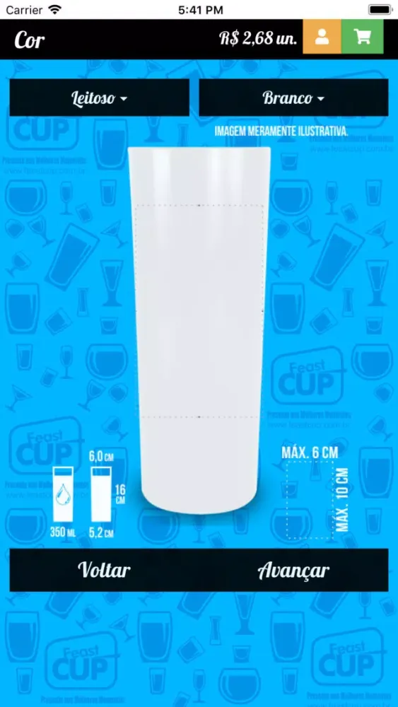 Feast Cup personalize seu copo 스크린샷