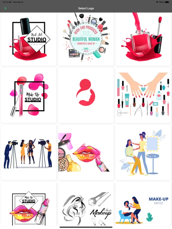 Logo Maker-Create Logo Design iPad  Screenshots