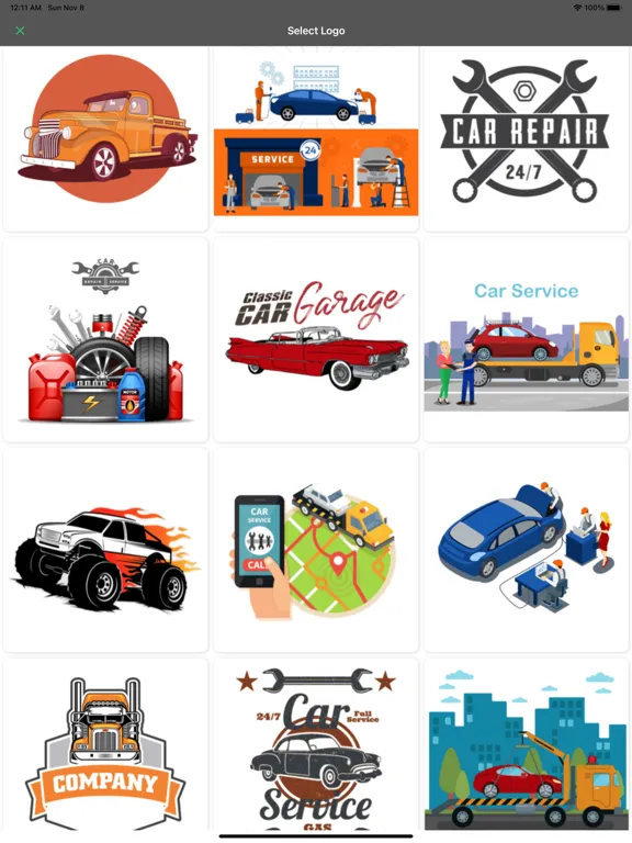 Logo Maker-Create Logo Design iPad  Screenshots