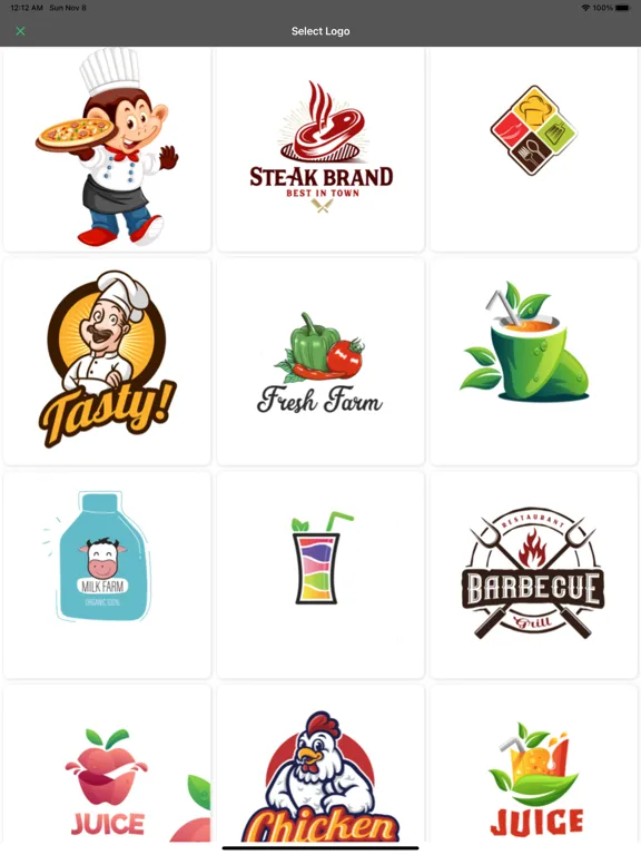 Logo Maker-Create Logo Design iPad  Screenshots