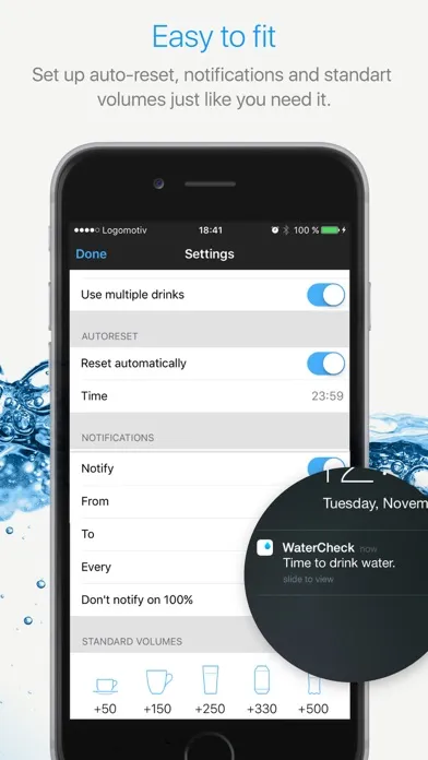 Tangkapan skrin Watercheck