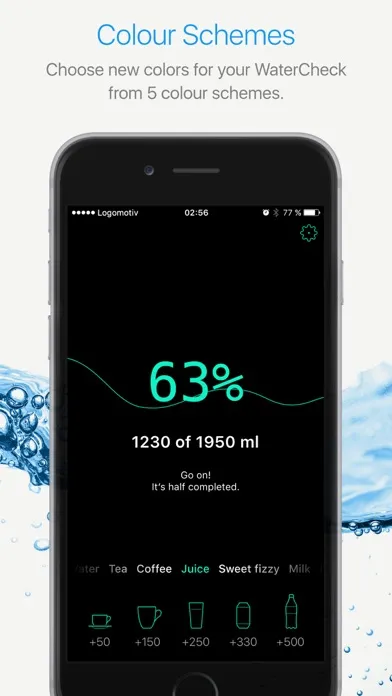 Tangkapan skrin Watercheck