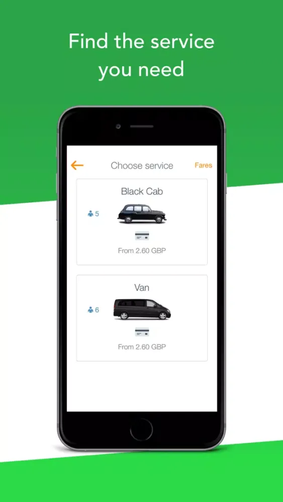 Zrzuty ekranu Tappa Malta - Cab App