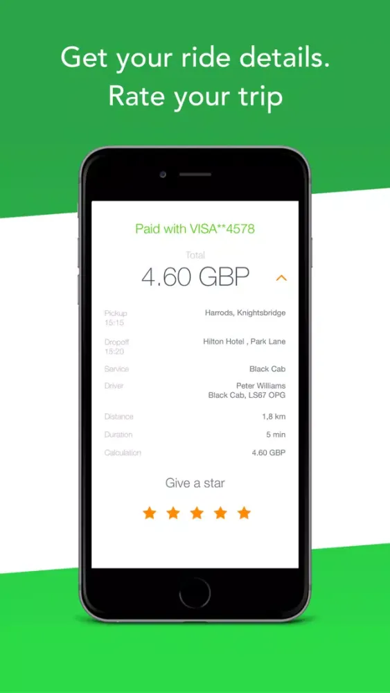 Zrzuty ekranu Tappa Malta - Cab App